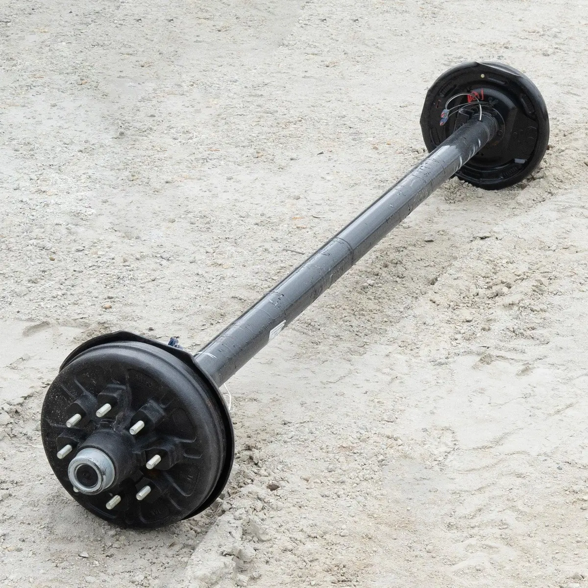 7K Tk Trailer Axle - 7000 Lb Electric Brake Axle 8 Lug 9/16" Studs - Items Sold As Is 1