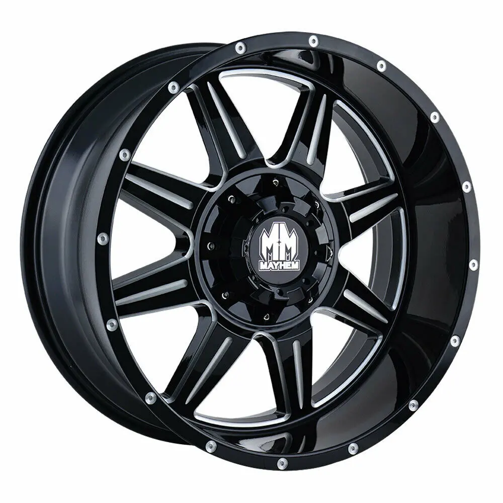 Mayhem Wheels 8100 Monstir Gloss Black Milled 3