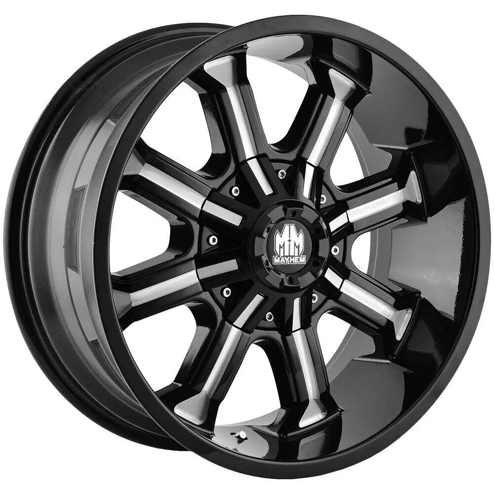 Mayhem Wheels 8102 Beast Black Milled 1