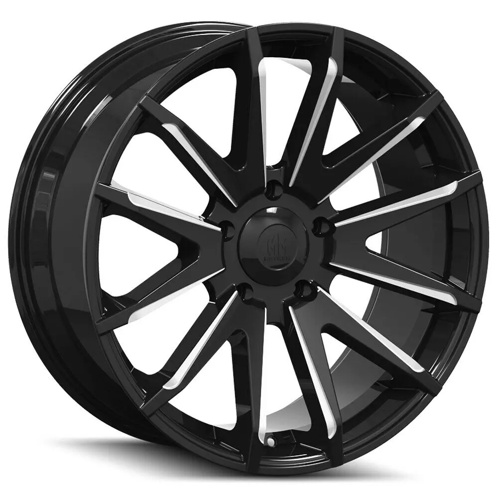 Mayhem Wheels 8109 Crossfire Black Milled 1