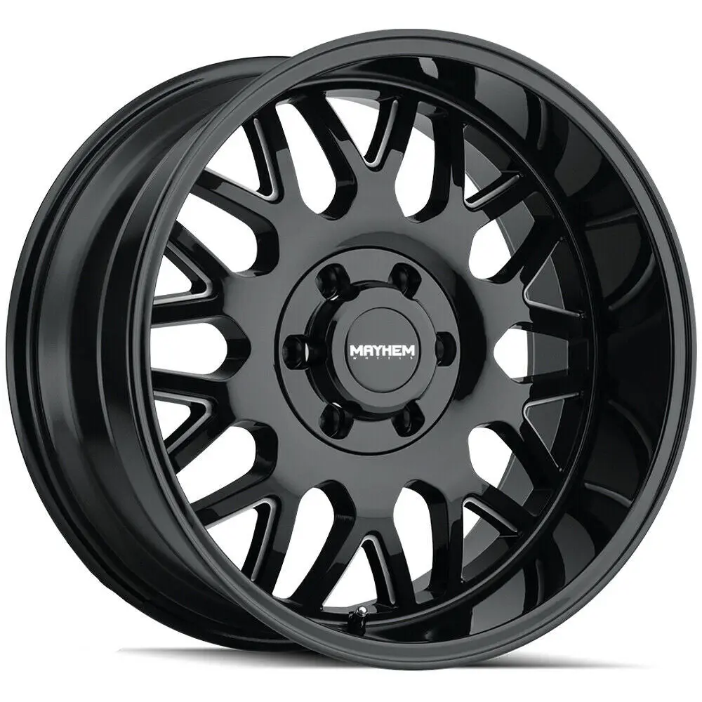 Mayhem Wheels 8110 Tripwire Black Milled 1