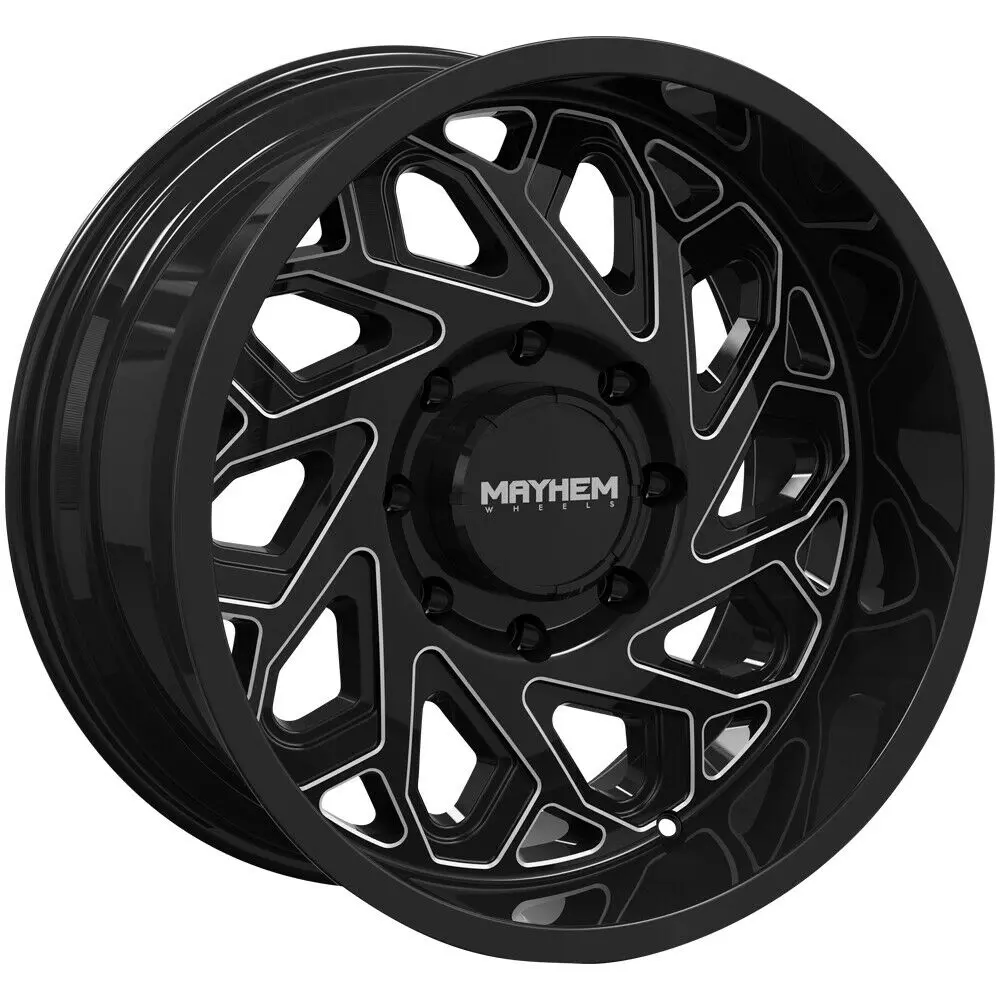 Mayhem Wheels 8112 Essex Black Milled 1