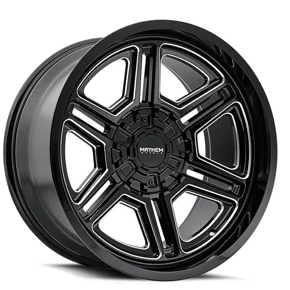 Mayhem Wheels 8117 Hermosa Black Milled 1