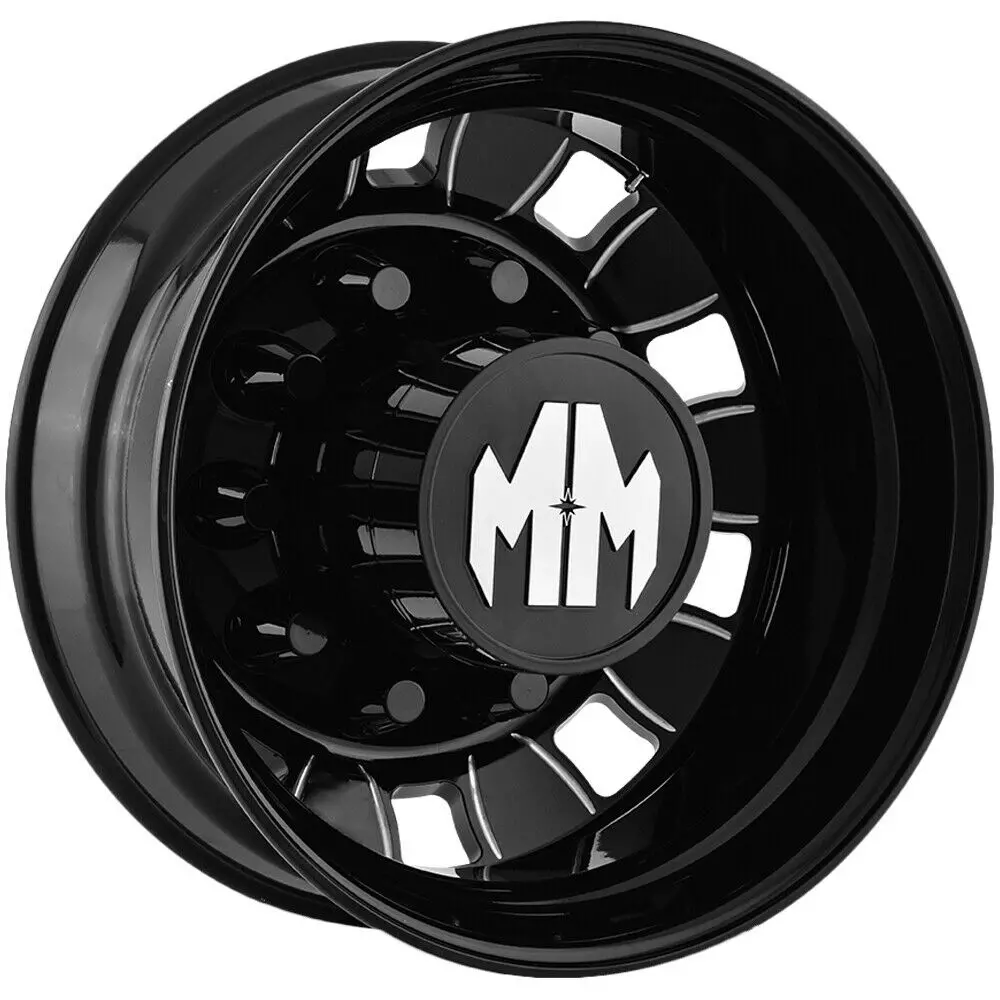 Mayhem Wheels 8180 Bigrig Rear Black Milled 1