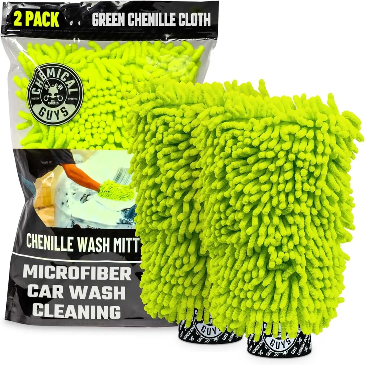 Chenille Wash Mitt (2-Pack) 1