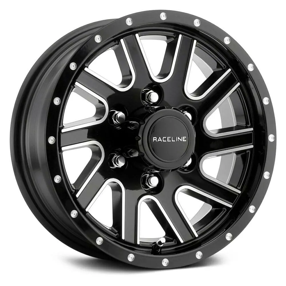 Raceline Wheels 820 Twisted Black Milled 1