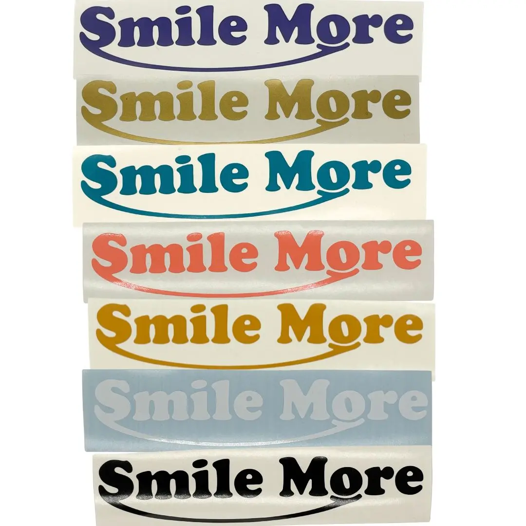 Smile More Decal 1