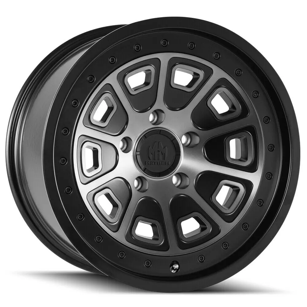 Mayhem Wheels 8301 Flat Iron Black Tint 1