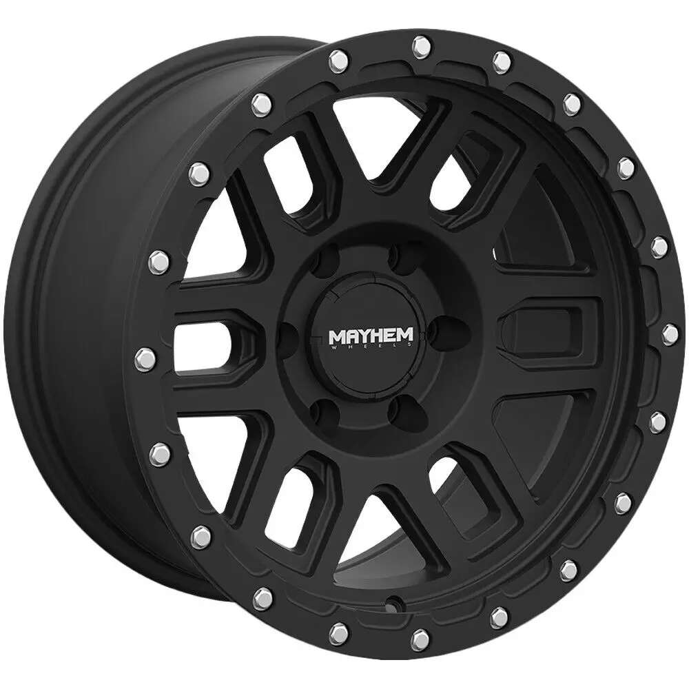 Mayhem Wheels 8304 Delta Black Black Lip 1