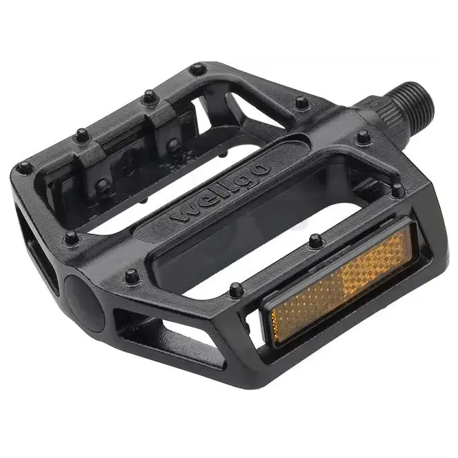 Pedal 1/2 Wellgo Bmx Alloy Platform Black 1