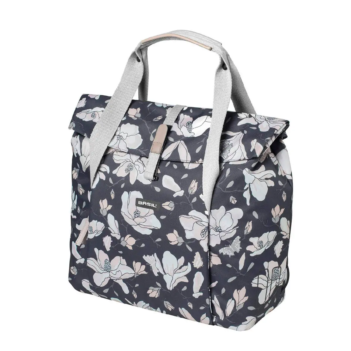 Basil Magnolia Shopper Bag Rear Pannier 1