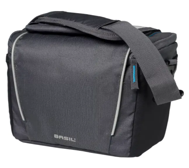 Basil Sport Design 7L Handlebar Bag - Black 1