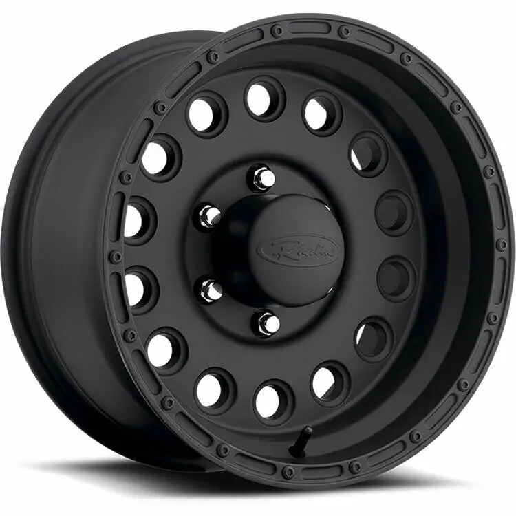 Raceline Wheels 887B Rock Crusher Black 1