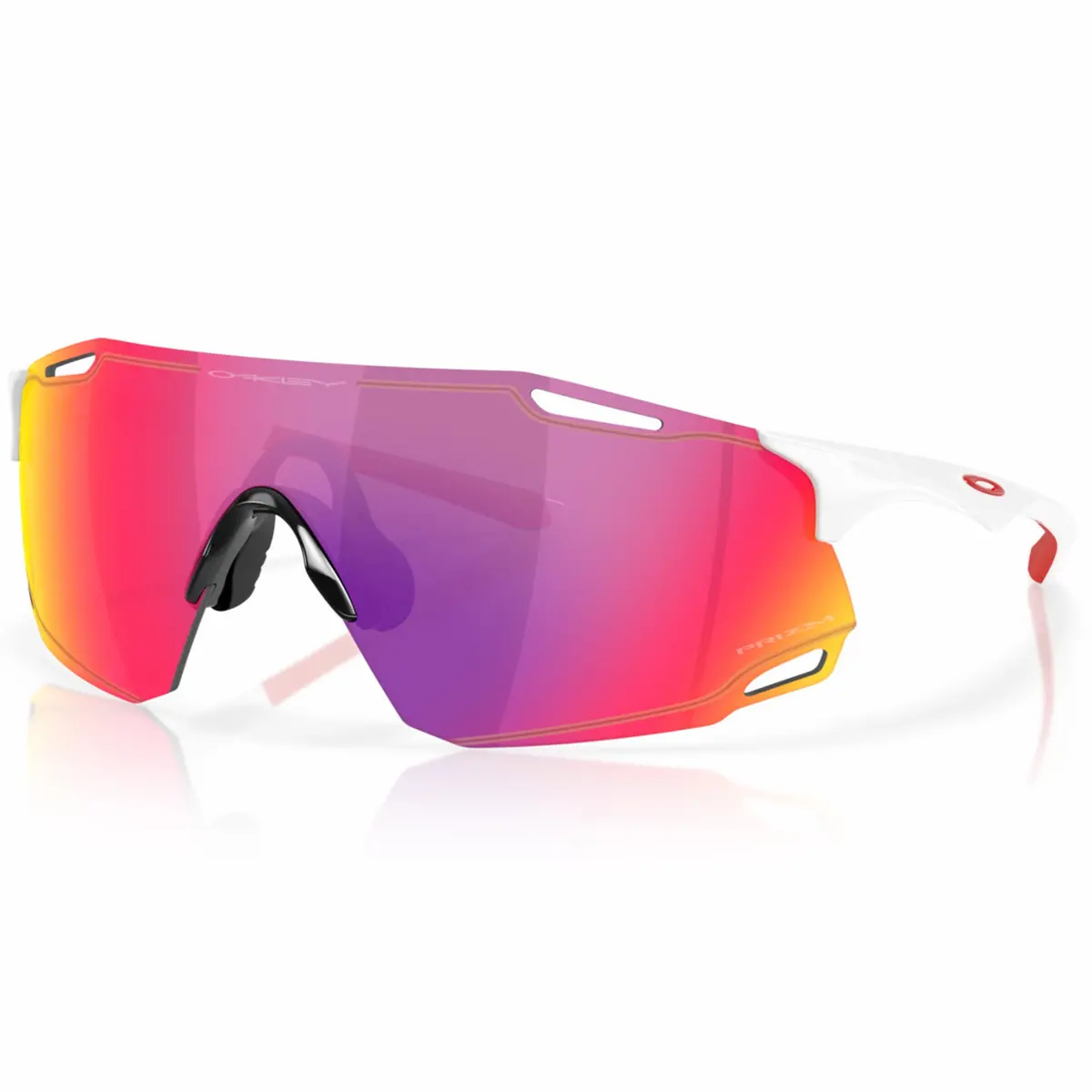 Oakley Cybr Dyno Polished White W/ Prizm Road Sunglasses 1