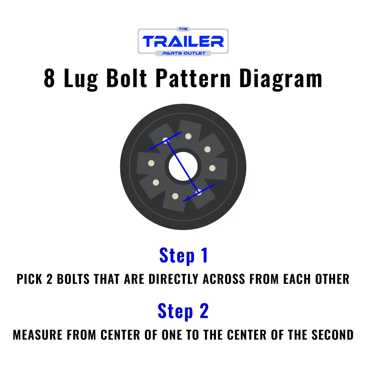 8000 Lb Tk Hybrid Triple Axle Trailer Kit - 24K Capacity (Original Series) 9/16" Studs 4