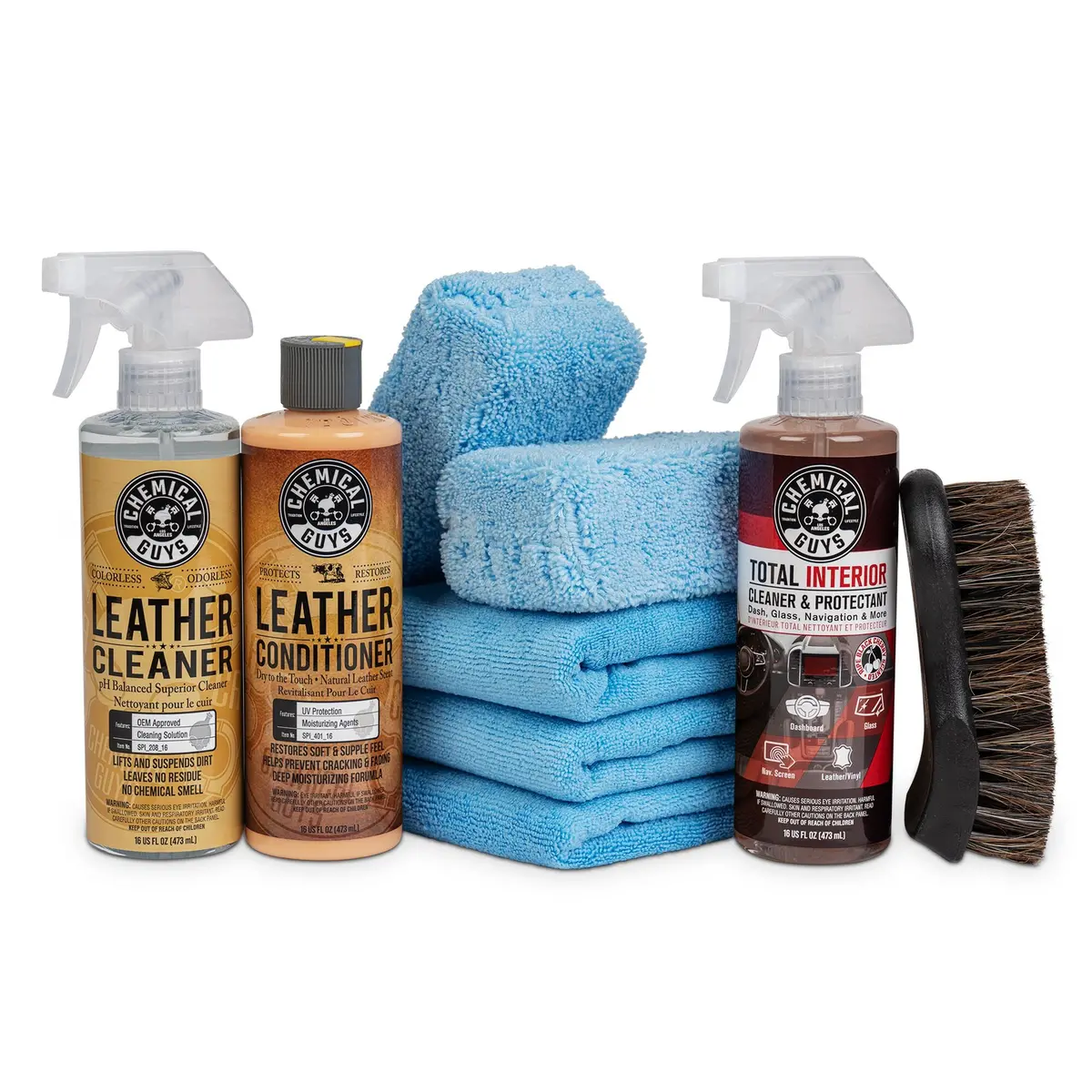 Leather & Fabric Interior Cleaner Deluxe Kit 1