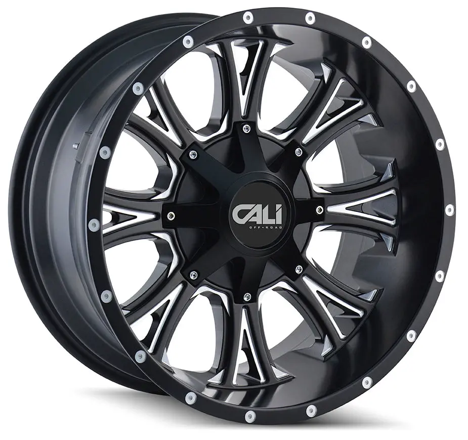 Cali Off-Road Wheels 9101 Americana Black Milled 1