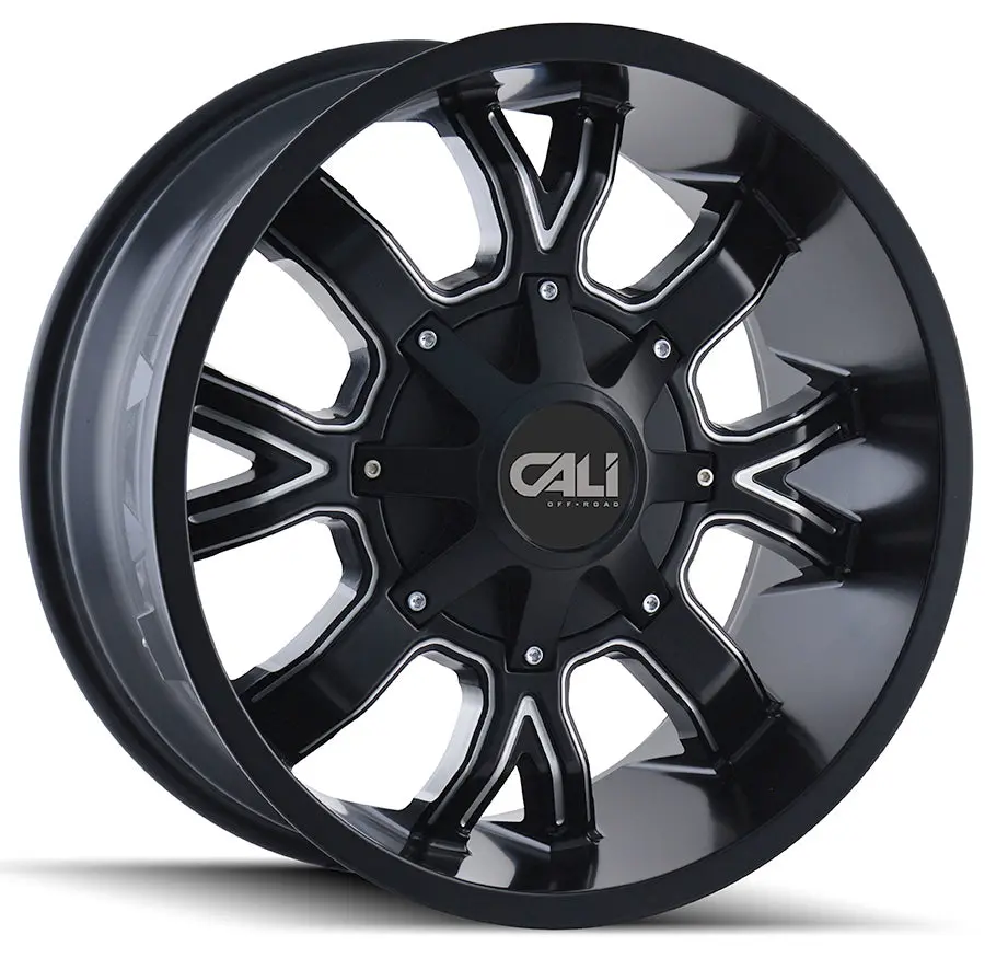 Cali Off-Road Wheels 9104 Dirty Black Milled 2
