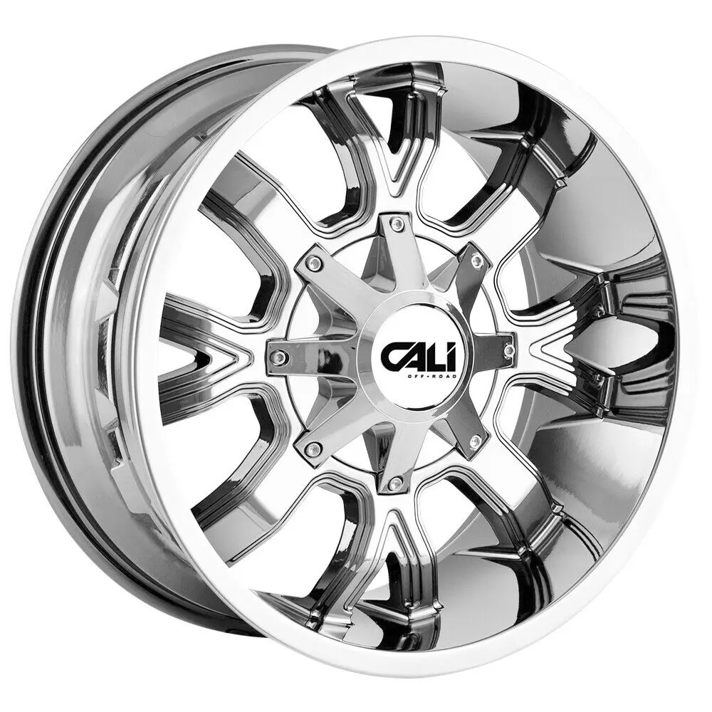 Cali Off-Road Wheels 9104 Dirty Chrome 1