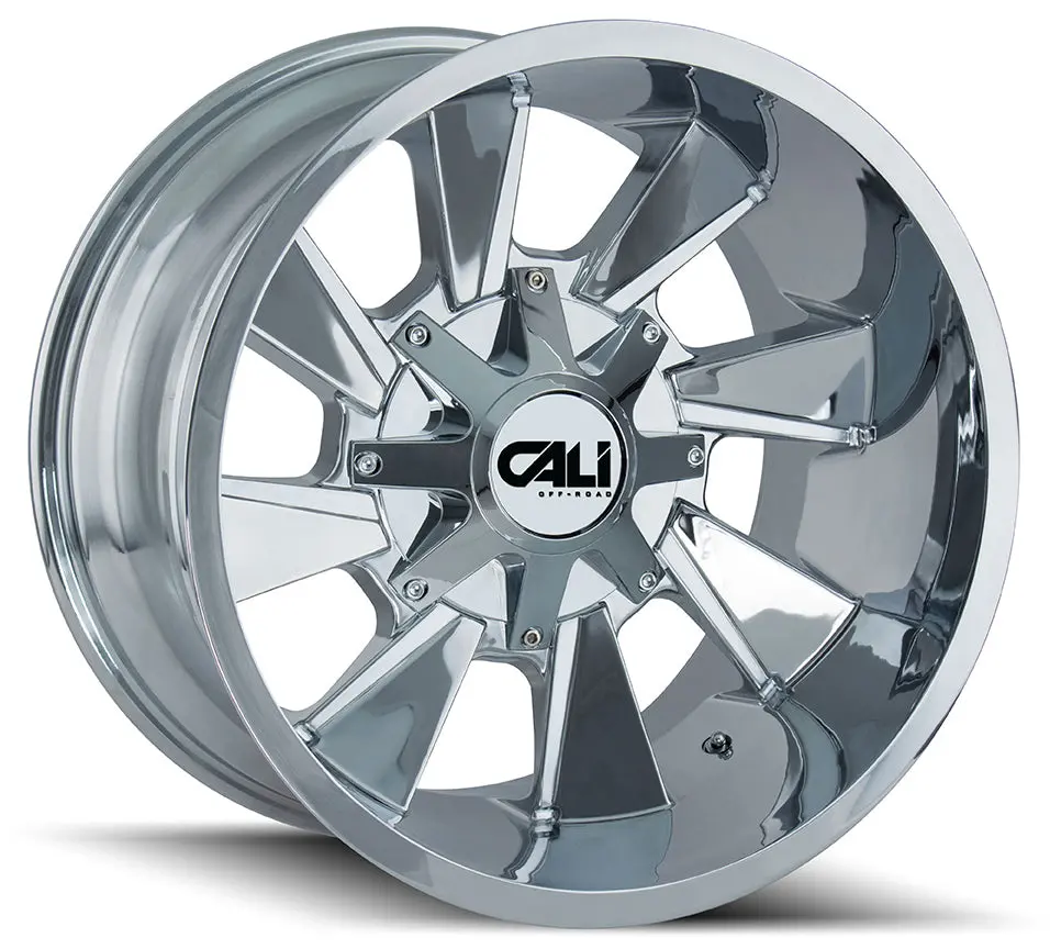 Cali Off-Road Wheels 9106 Distorted Chrome 1