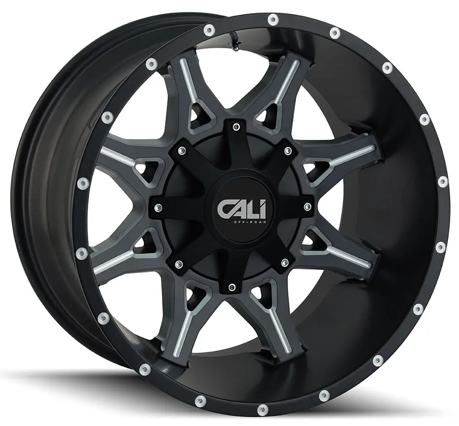 Cali Off-Road Wheels 9107 Obnoxious Black Milled 3