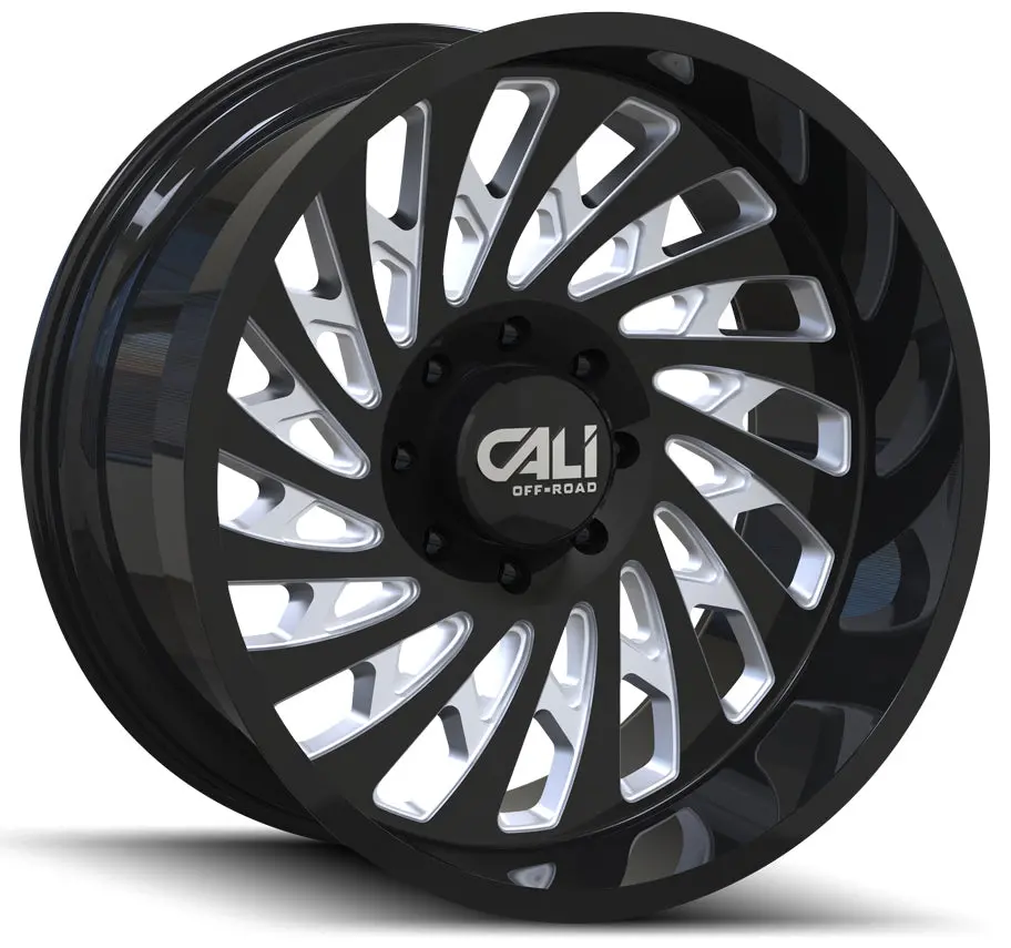 Cali Off-Road Wheels 9108 Switchback Black Milled 2