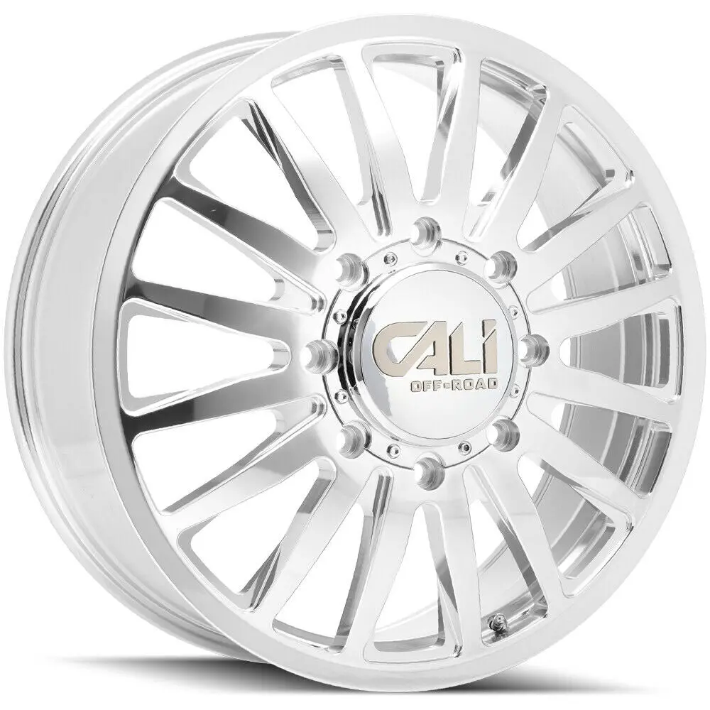 Cali Off-Road Wheels 9110D Summit Dually Polished Milled 1