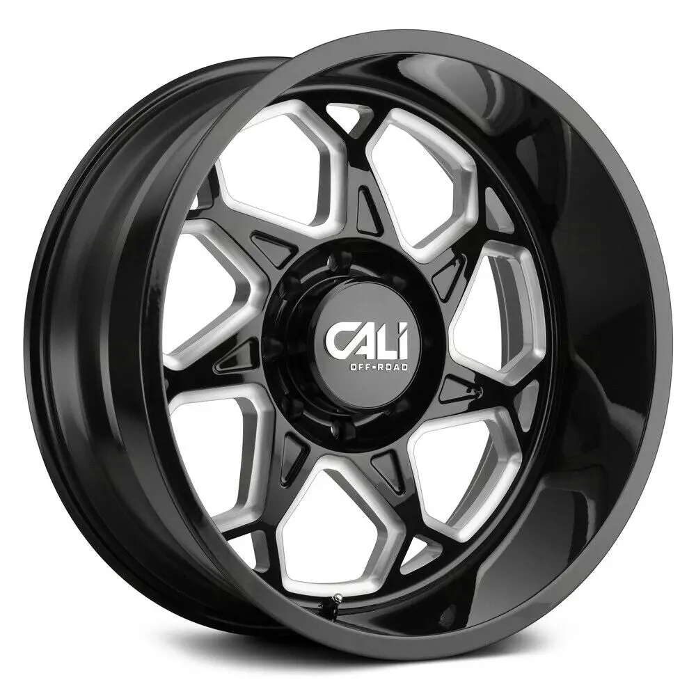 Cali Off-Road Wheels 9111 Sevenfold Gloss Black Milled 2