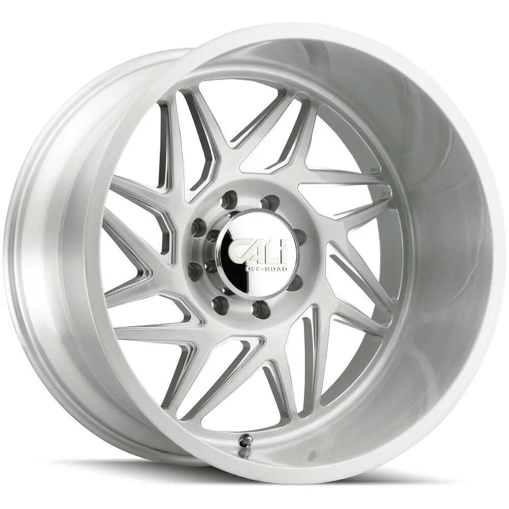 Cali Off-Road Wheels 9112 Gemini Brushed Clear 1