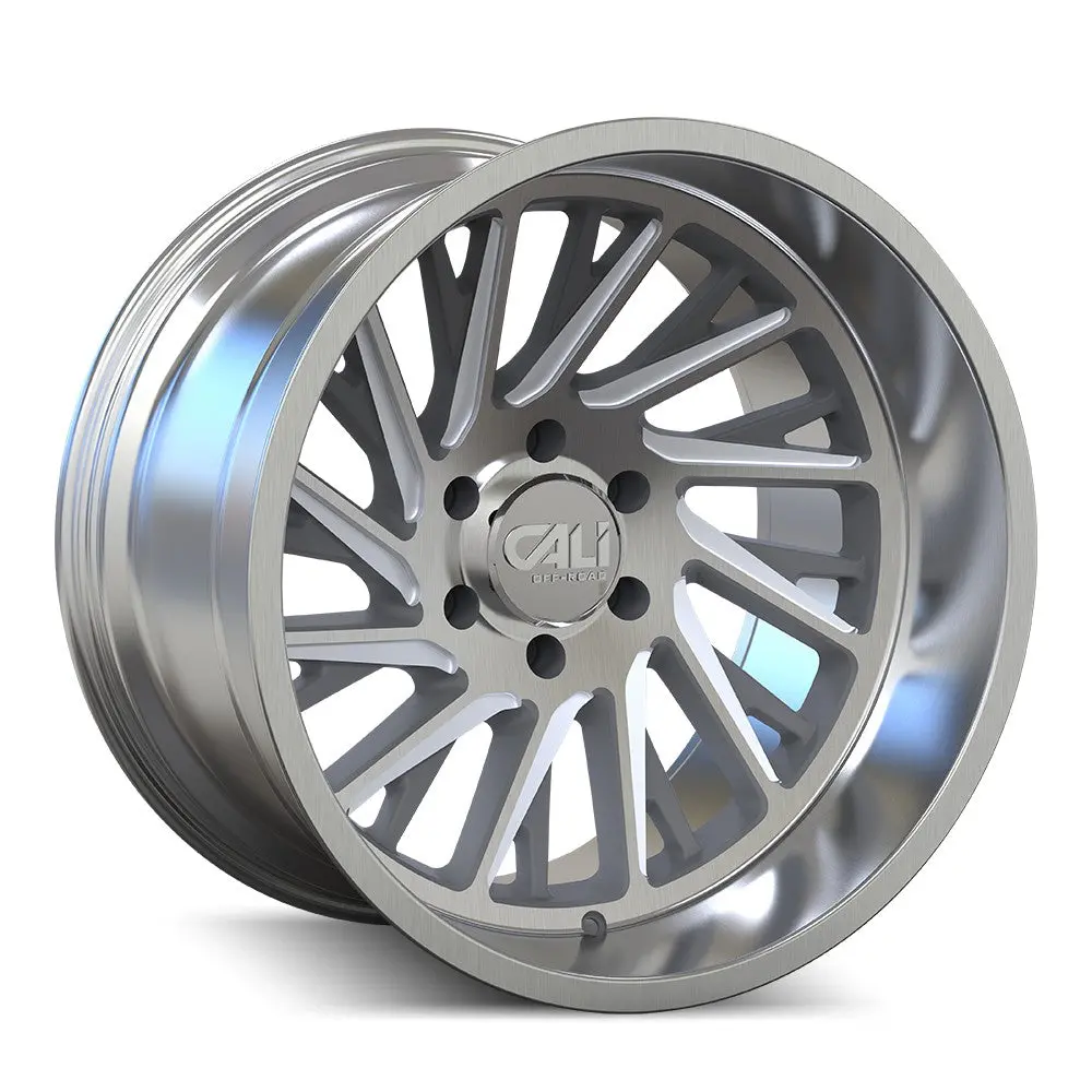 Cali Off-Road Wheels 9114 Purge Brushed Clear 3