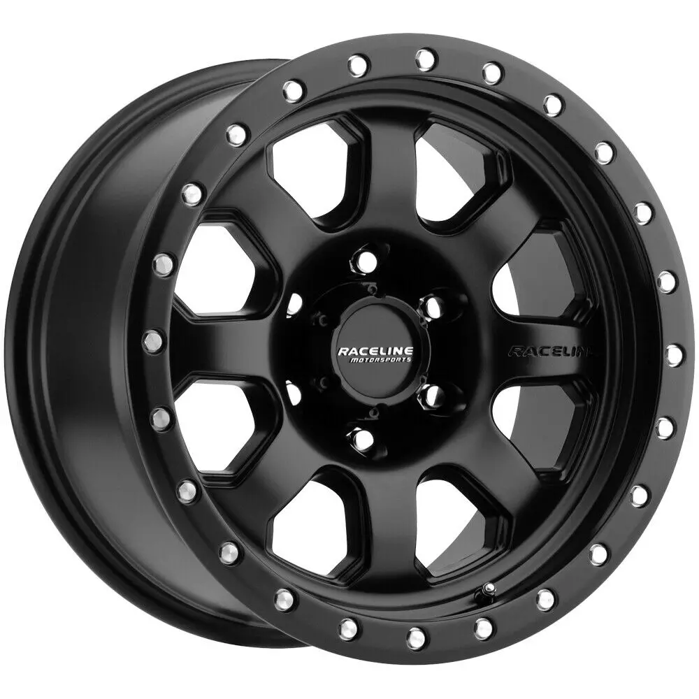 Raceline Wheels 929B Street Lock Avenger Black 1