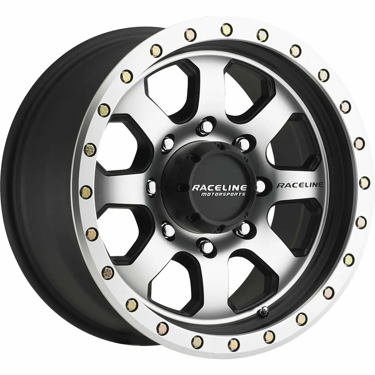 Raceline Wheels 929M Street Lock Avenger Machined Black 1