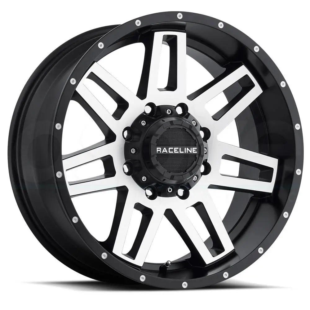 Raceline Wheels 931M Injector Machined Black 1