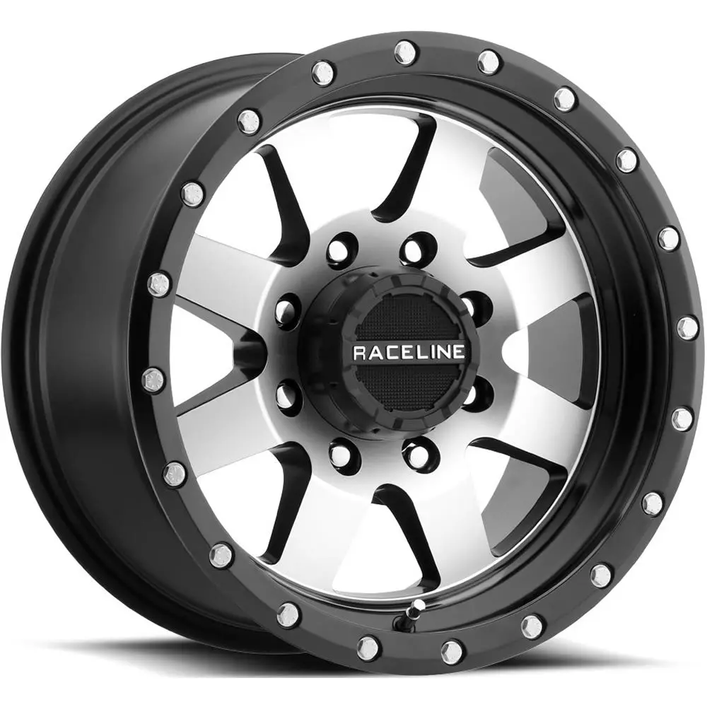 Raceline Wheels 935M Defender Machined Black 1