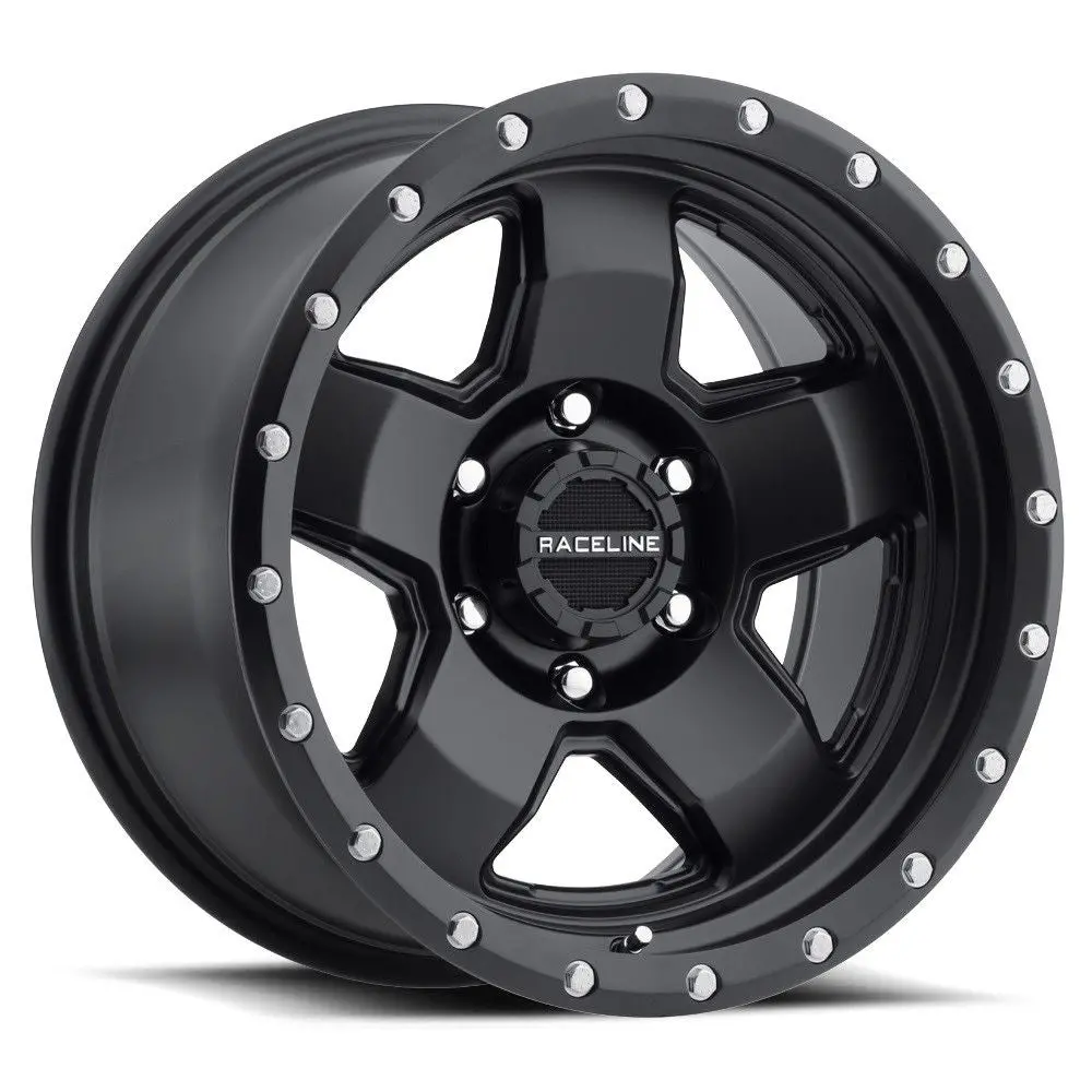 Raceline Wheels 937B Combat Satin Black 1