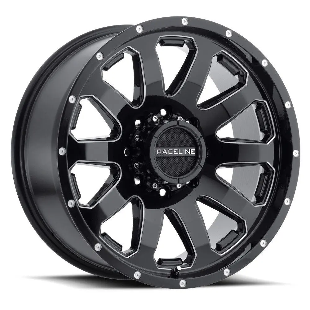 Raceline Wheels 938M Enforcer Black Milled 1