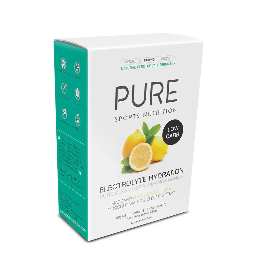 Pure Electrolyte Hydration Lemon 10X6g Box 1