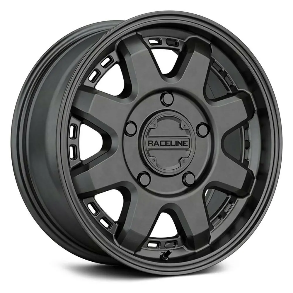 Raceline Wheels 947B Scout Van Black 1