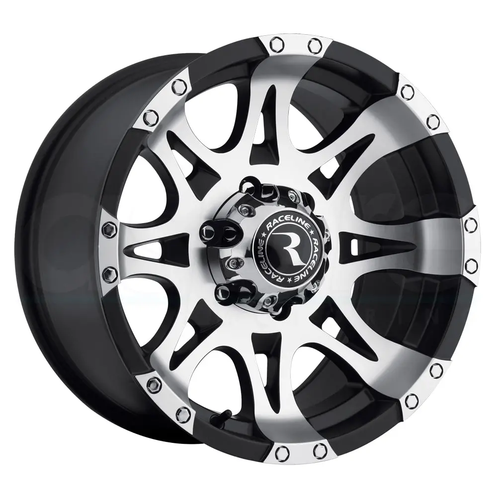 Raceline Wheels 982 Raptor Machined Black 1