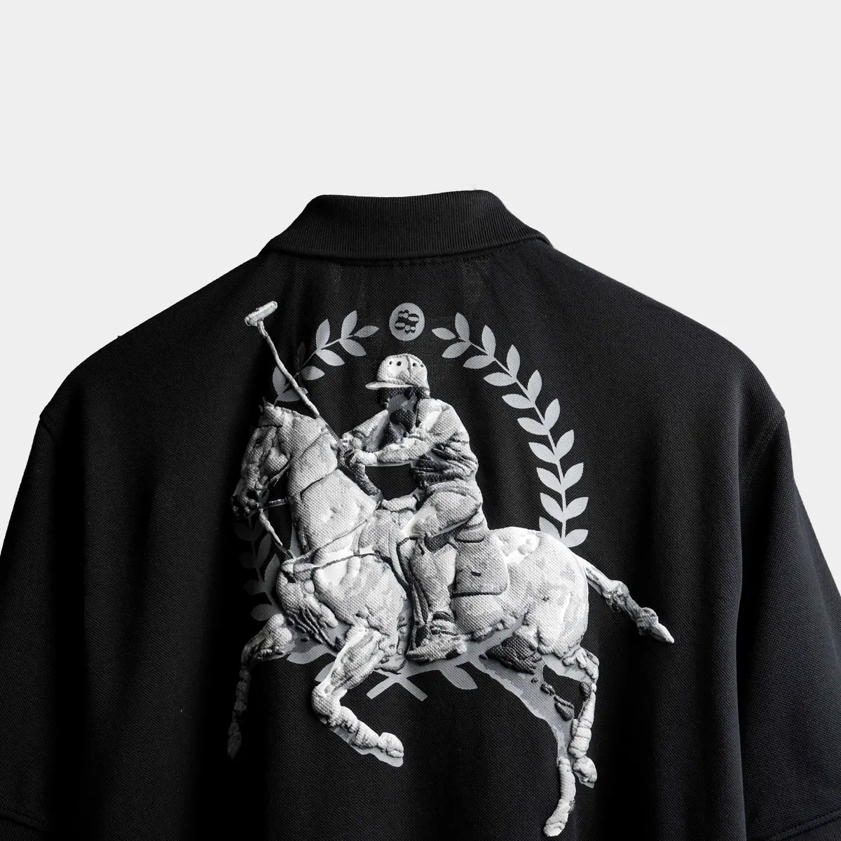Black Medal Polo T-Shirt 1