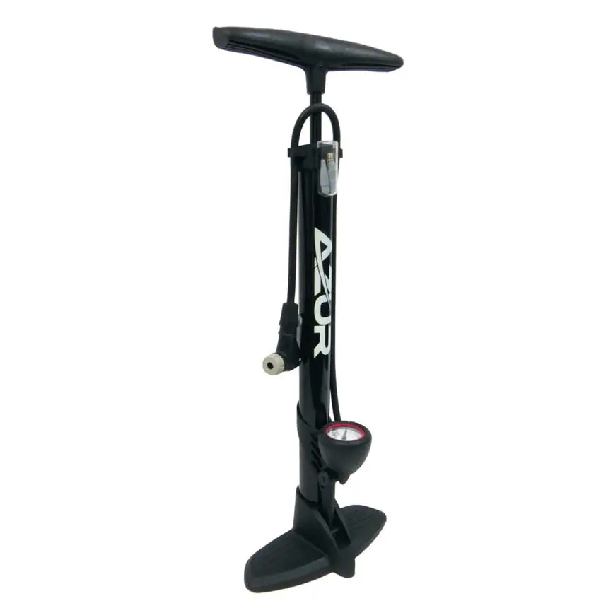 Azur Alloy Clever Valve Floor Pump With Gauge 1