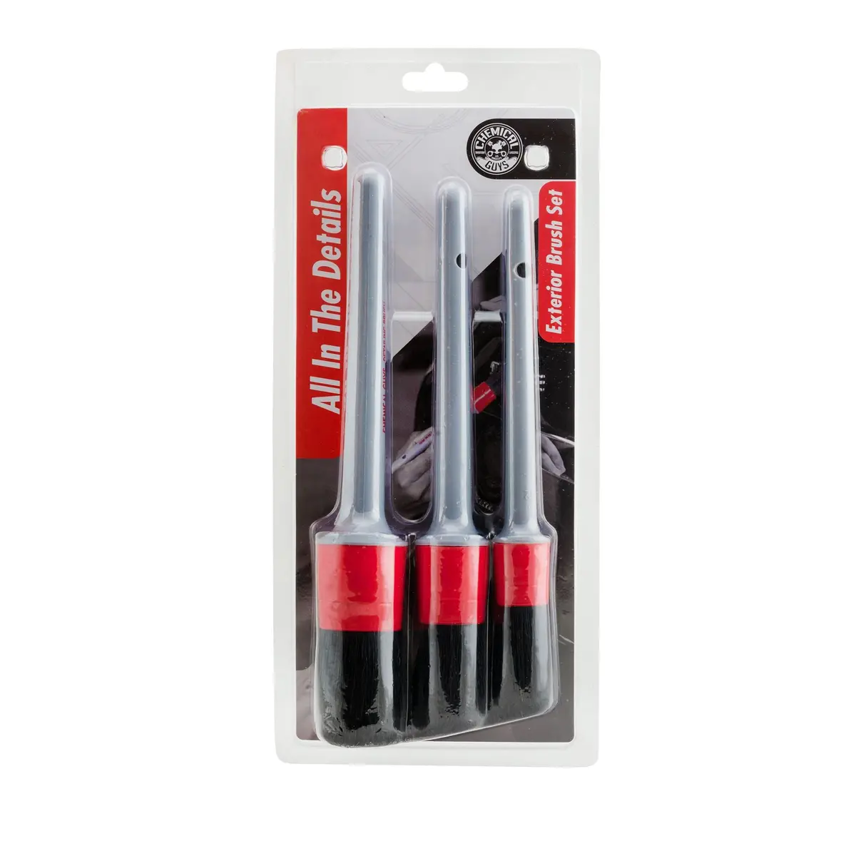 All In The Details Exterior Detailing Brushes (3Pack) 1