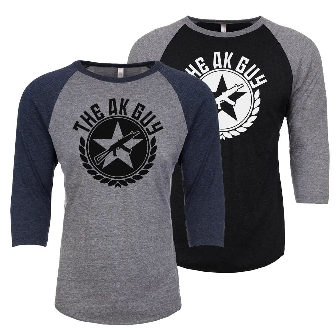 Ak Guy Logo Baseball Tee 1