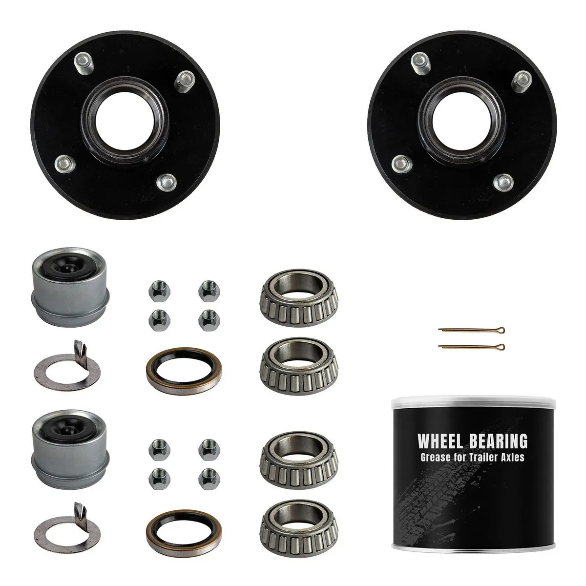 2000 Lb Idler Trailer Axle Service Kit - 2K Capacity 1