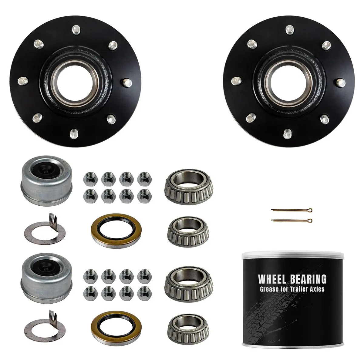 7000 Lb Trailer Idler Axle Tk Service Kit - 7K Capacity 1