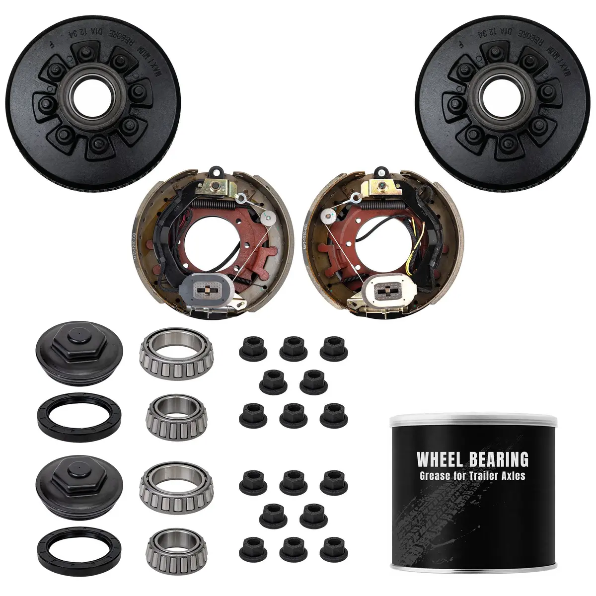 9000 Lb Tk Trailer Axle Electric Brake Tk Service Kit - 9K Capacity 1