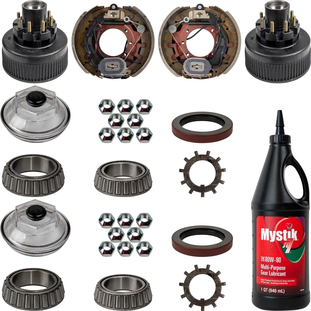 12,000 Lb Trailer Axle Electric Brake Tk Service Kit - 12K Capacity 1