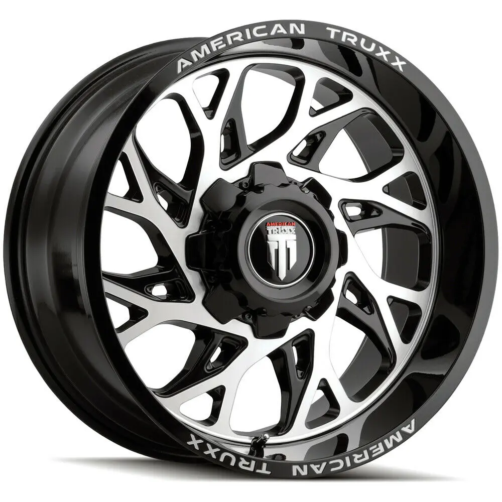 American Truxx Wheels At1913 Destiny Black Machined 1