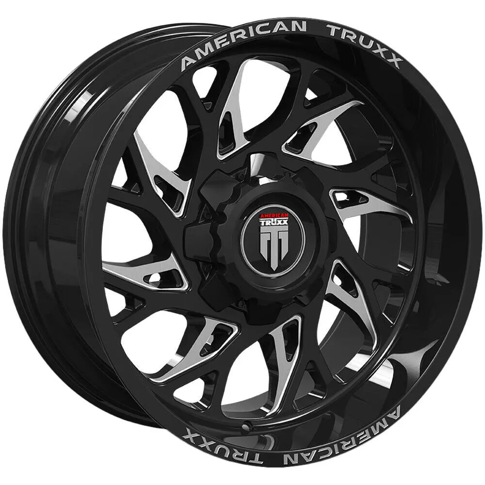 American Truxx Wheels At1913 Destiny Black Milled 1