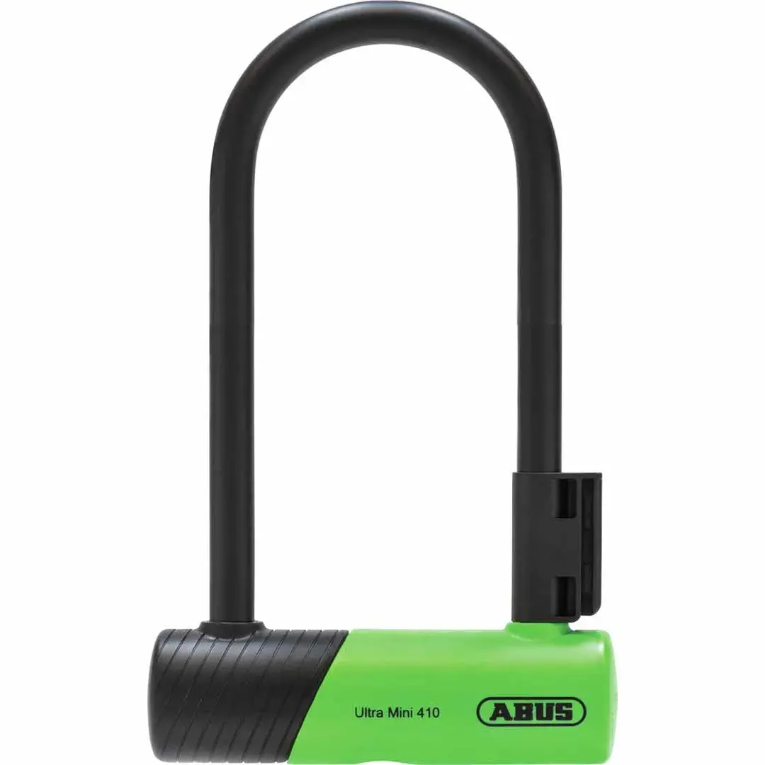 Abus Ultra 410K/180Mm Key U Lock Green + 10Mm Cobra Cable 1